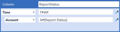 Parameter associated with time and account. ""